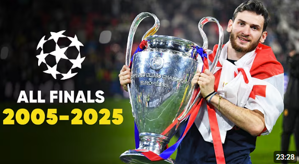 All Champions League Finals from 2005